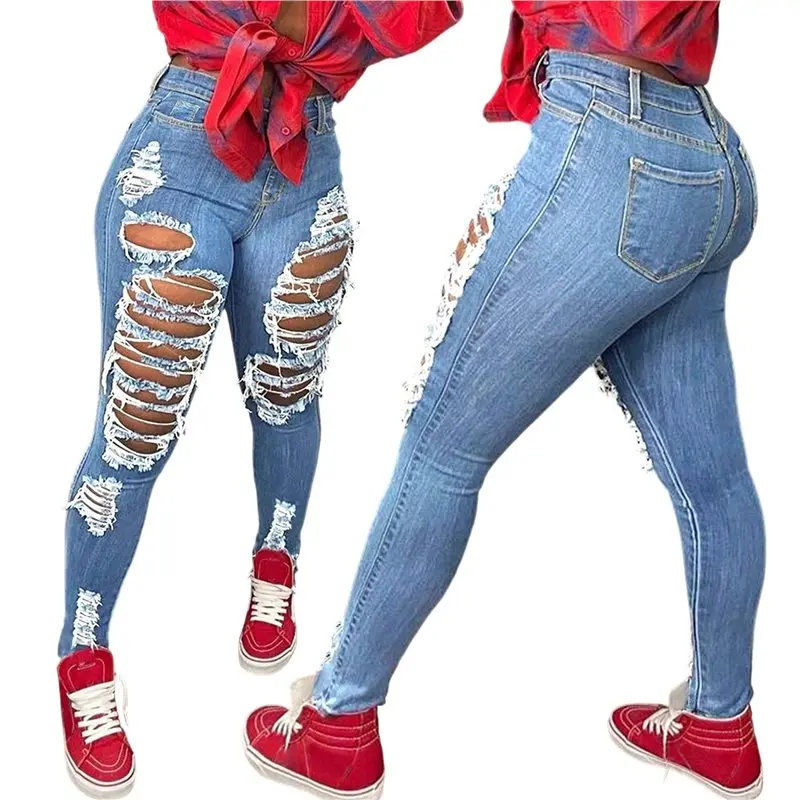 

CYL-Women's Slims Classic Relaxed Fit Leg Jean Distressed Slim Fit Skinny Jeans Juniors Jeans