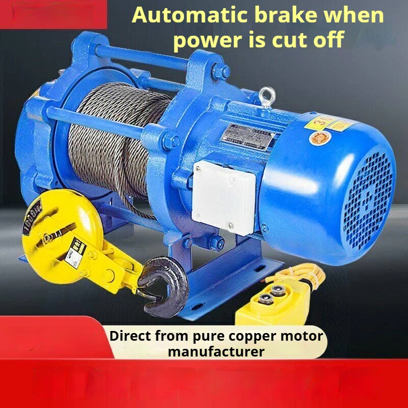 Electric Hoist Winch Small-sized Goods Suitable Construction Winch Durable Reliable Commercial Machinery Wciągarka ZY60JYJ