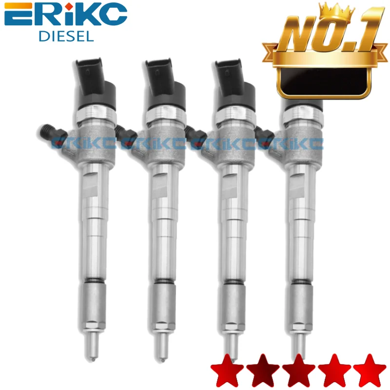 4PCS NUEVO 0445110351   Inyector de combustible diésel para Fiat fiorino city 500 PANDA DOBLO PUNTO Ford VAUXHALL OPEL COMBO 1.3D 1.3 TDCi