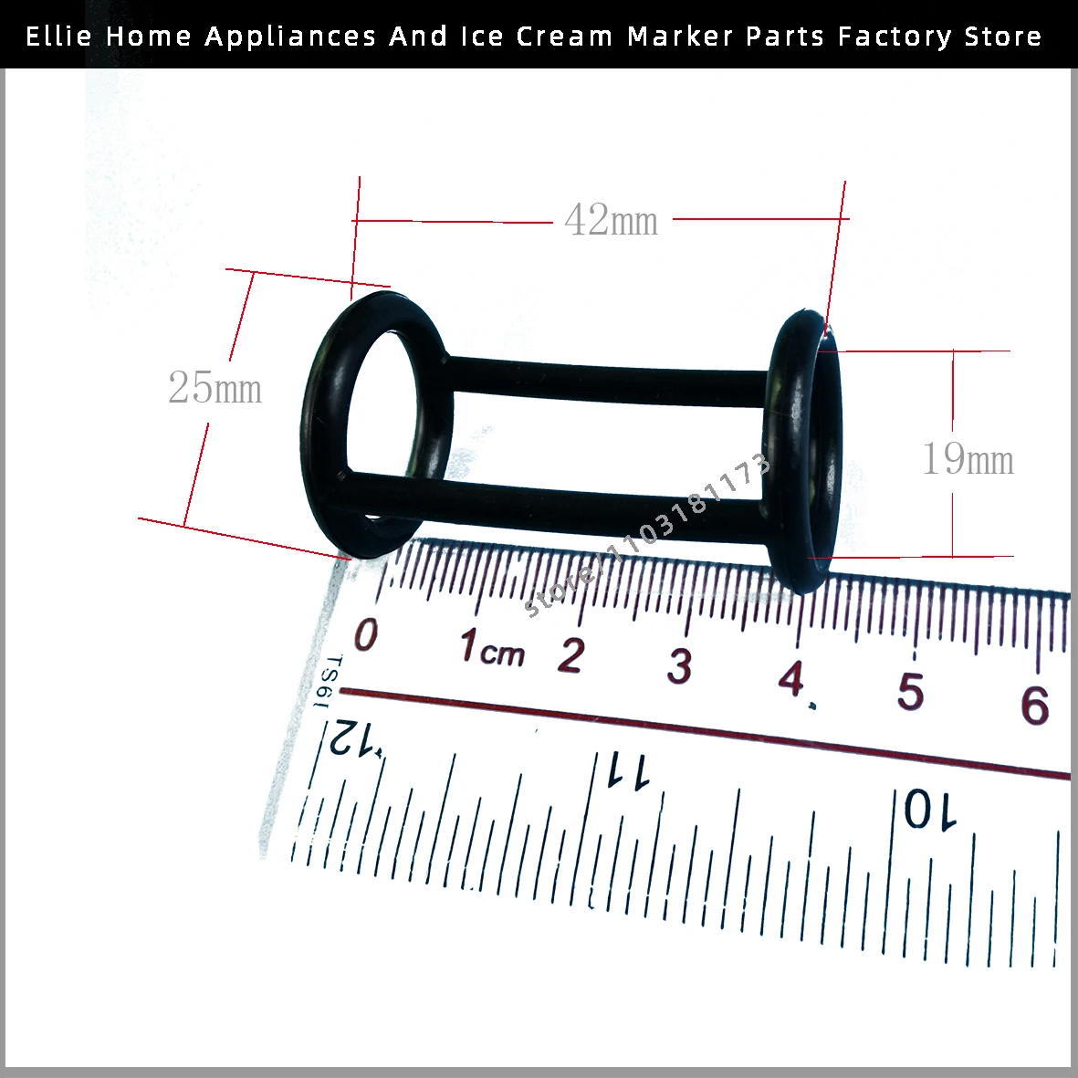 5 Pieces Ice Cream Machine Commercial Accessories Anti-Channeling Valve Stem H-Shaped Sealing Rings Fit For Donper