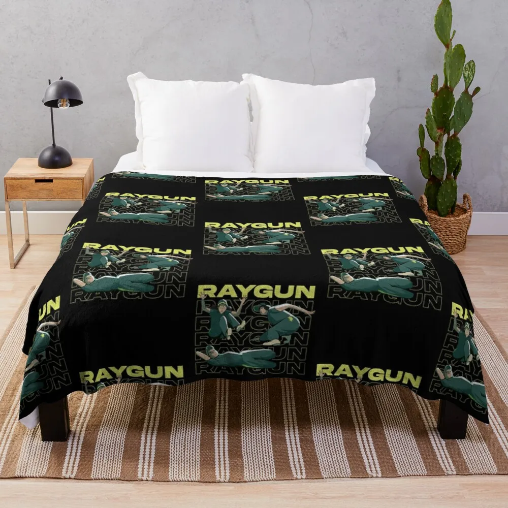 Raygun Funny Pose Danbreaking Throw Blanket Retros Summer decorative Blankets