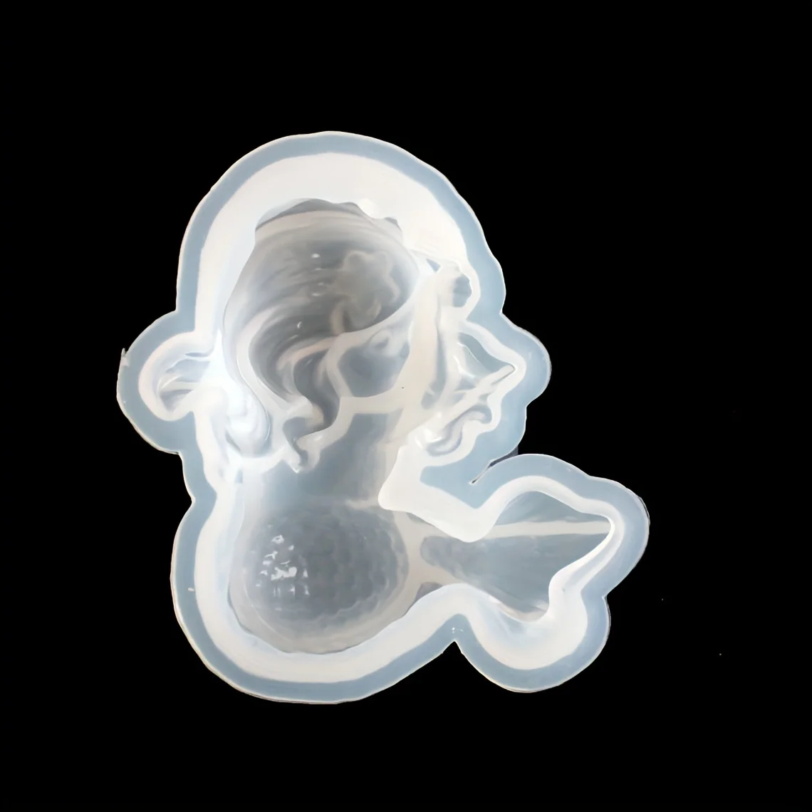 Cute Cartoon Mermaid Silicone Mold, 3D Mermaid Princess Craft Art Silicone Resin Mold, DIY Candle Making Molds Best DIY Handmade