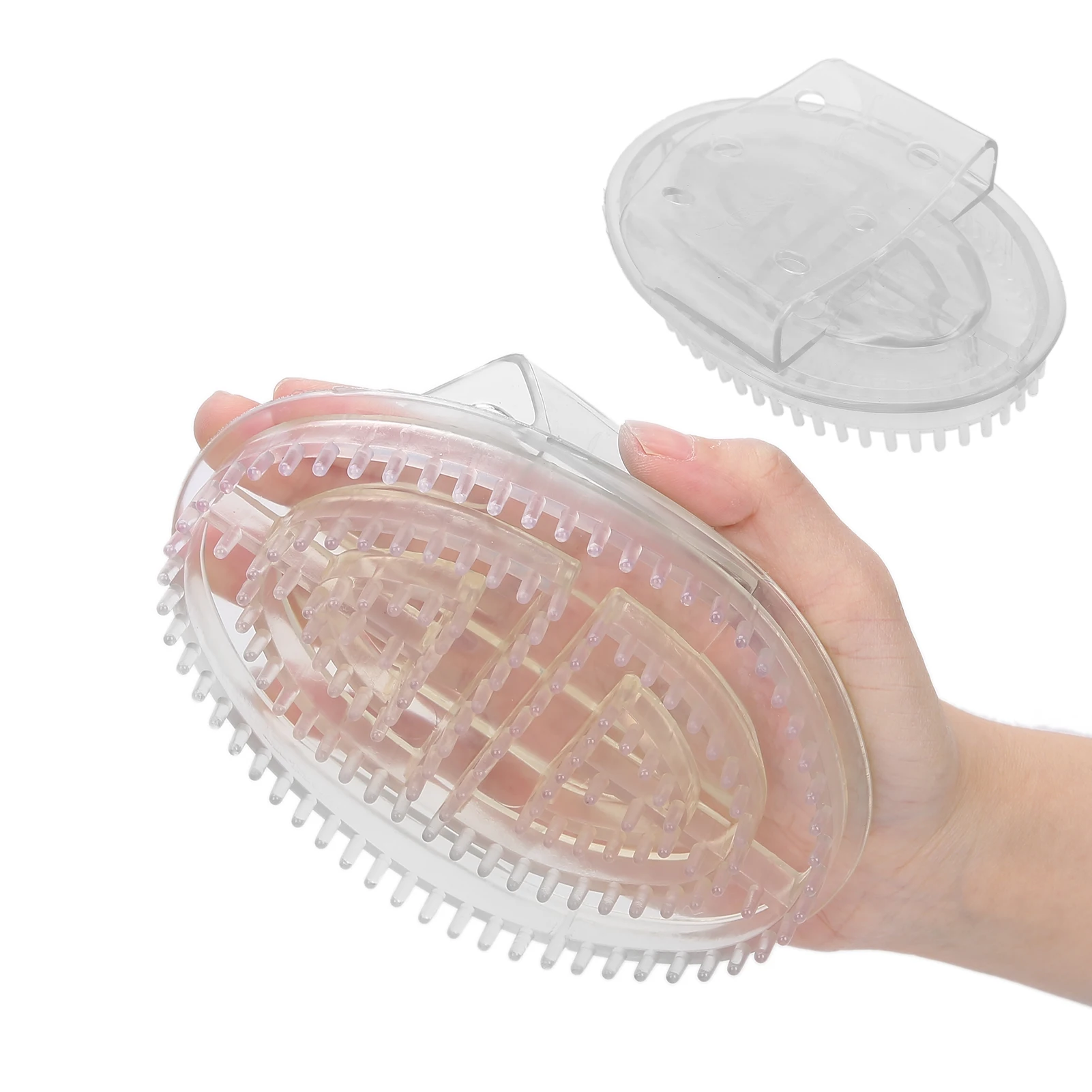 Massage Brush Relaxation Massage Brush Meridians Essential Oil Brush Relaxation Lymphatic Detoxification Transparent Body Brush