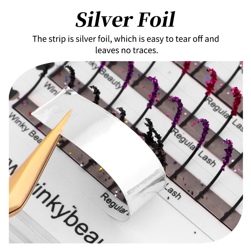 ขนตาปลอมแบบพัดสำเร็จรูป 12 สีผสม กลิตเตอร์หลากสี ขนตาฟูฟ่อง สำหรับแต่งหน้าคอสเพลย์และความงาม