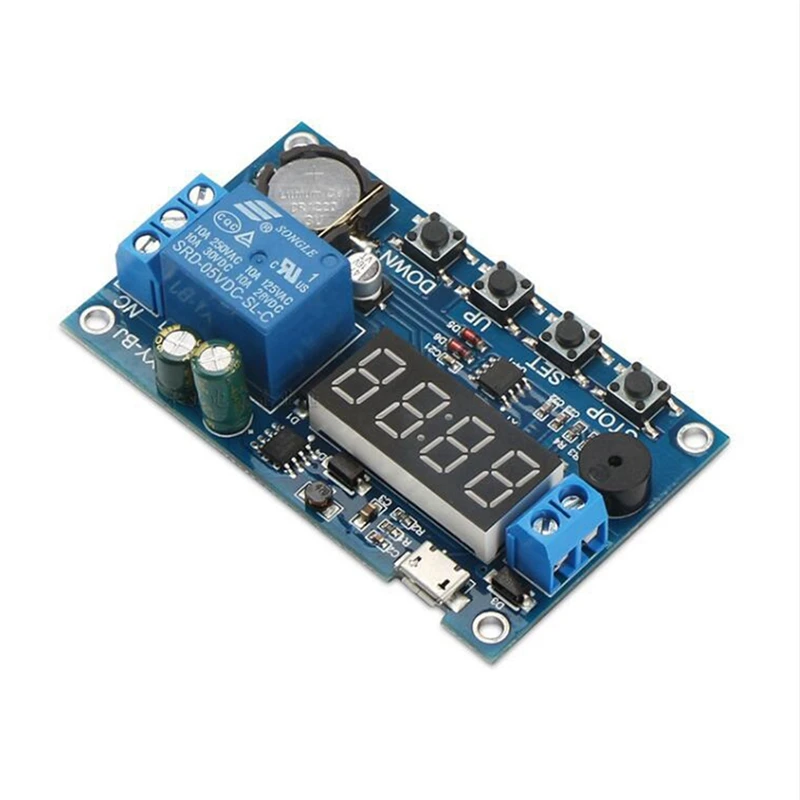 DC 5V Real Time Delay Timer Relay Module Switch Control Clock Synchronization Multiple Mode Control Wiring Diagram