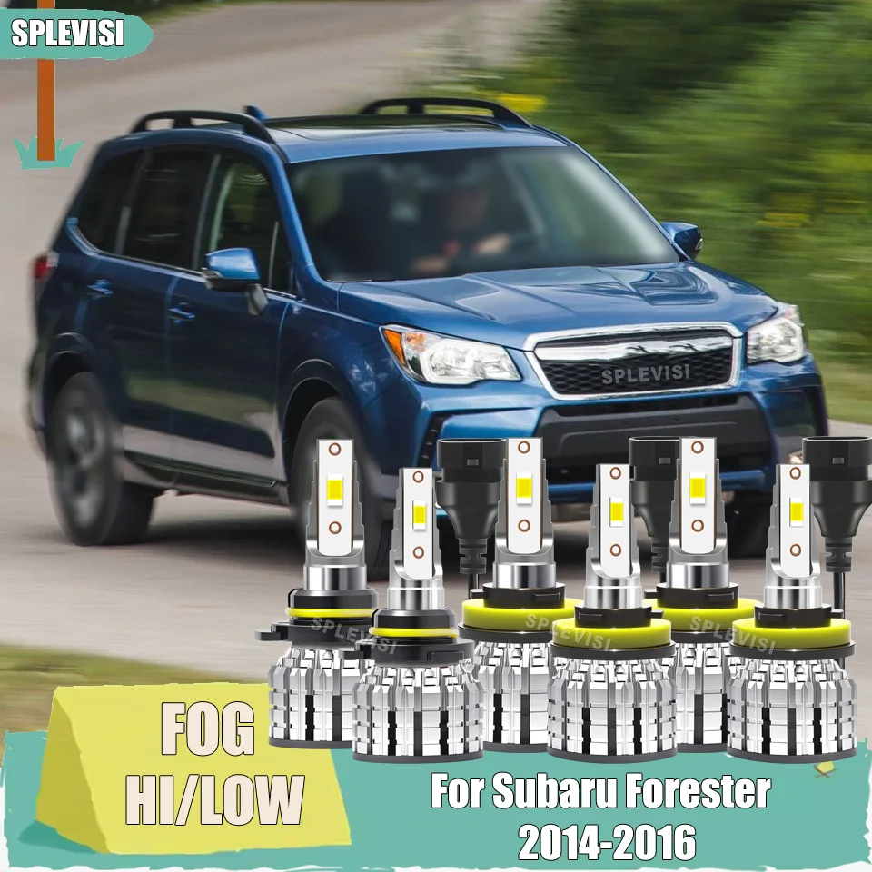 

120W/Bulb 6000K 9005 H11 H11 IP67 Waterproof Car LED Headlight Foglamp Bulbs For Subaru Forester 2014 2015 2016 Grab the Bundle