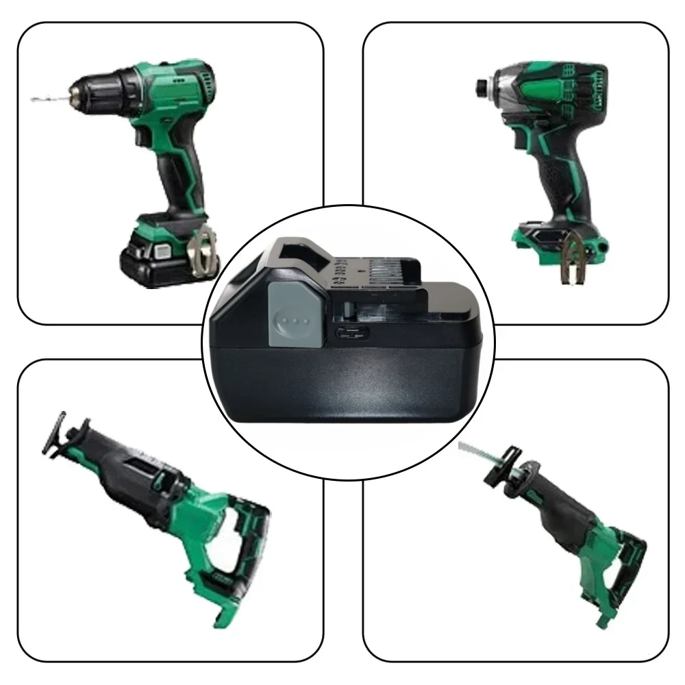 بطارية بديلة ليثيوم أيون 18 فولت 10000 أمبير في الساعة لبطاريات أدوات الطاقة هيتاشي BSL1830 BSL1840 BSL1860B BSL1820 #6