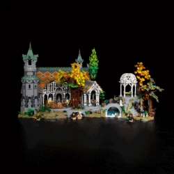 Kyglairng Led light kit for LEGO Rings Rivendell 10316 Creator Expert Remote Control Sound Version (only light kit included)