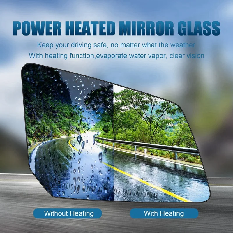 Heated Mirror Glass For GMC Acadia Saturn Outlook Chevrolet Traverse