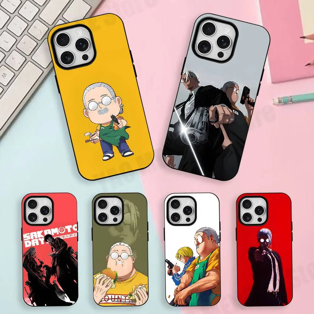 

S-Sakamoto D-Days Magnetic For Case For Iphone 17,16,15,14,13,12,11 Pro Max Mini Plus Frosted Shell Cover