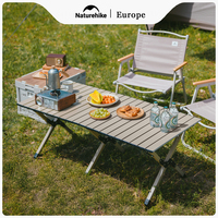 Naturehike Outdoor Camping Folding Table Picnic Outdoor Tables Egg Roll Table Portable Storage Portable Lightweight Desks Fold