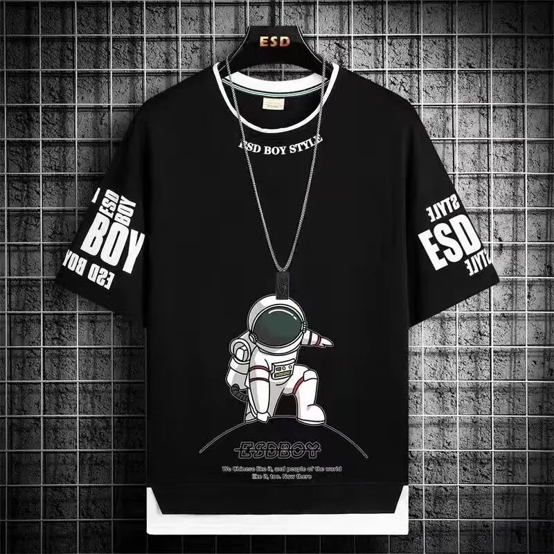 2022 New Men\'s T Shirts Japan Fashion Short Sleeve T Shirts Men Casual Summer Men Clothing Harajuku Print Graphic T Shirts Men