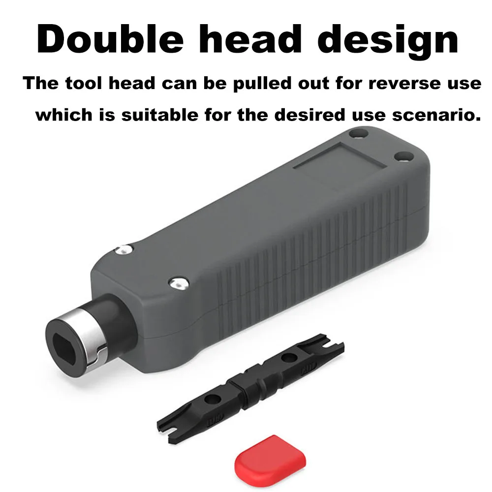 

110/88 Punch Down Tool Multifunctional Network Wire Cutter Ethernet Cable Puncher for Terminal Keystone Jack Wall Plate Wiring