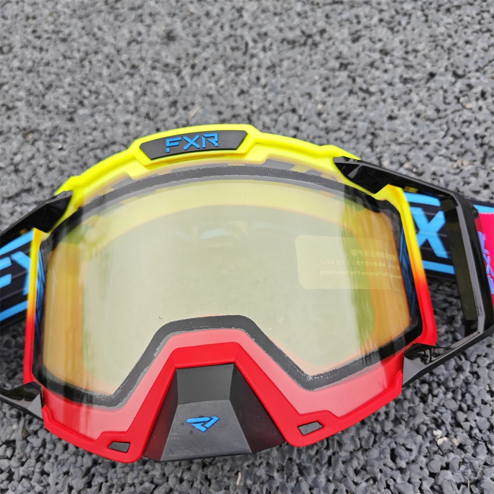 FXR Motocross Brille HD Objektiv Motorrad Anti-fog Brillen Reiten Gläser Männer Moto MX MTB Sonnenbrille Dirt Bike Zubehör – Detail 1