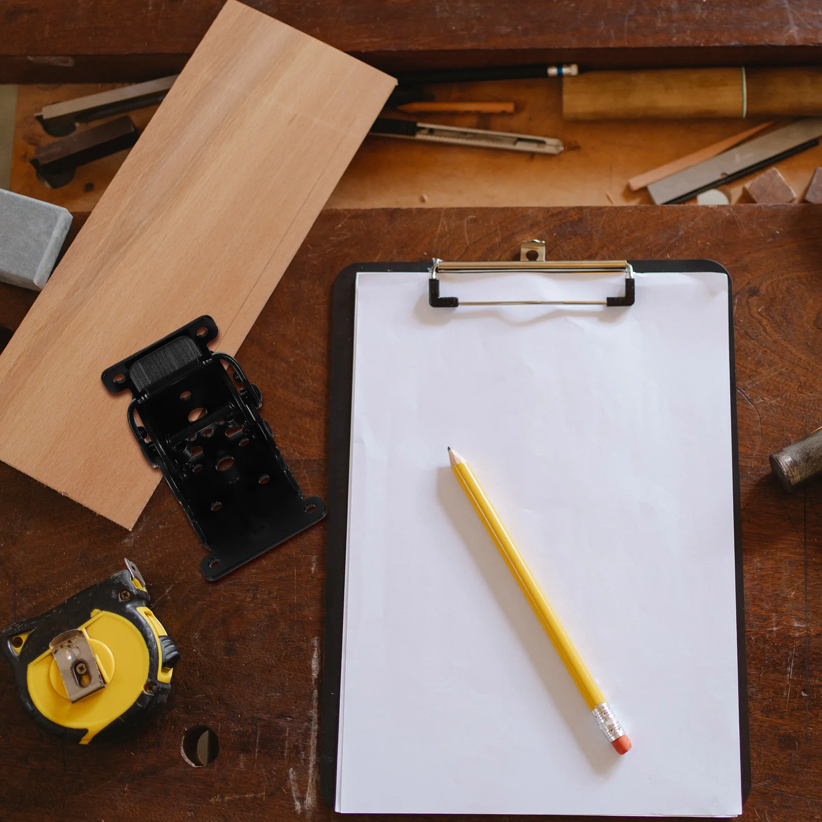 

2 Pcs Folding Hinge Brackets Metal Table Leg Support Heavy Duty Black Foldable Furniture Hinges Space Saving Sturdy Structure