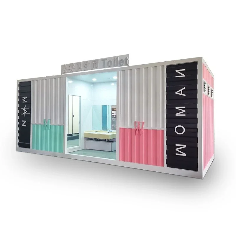 

Outdoor mobile Internet celebrity container toilet, scenic container public toilet