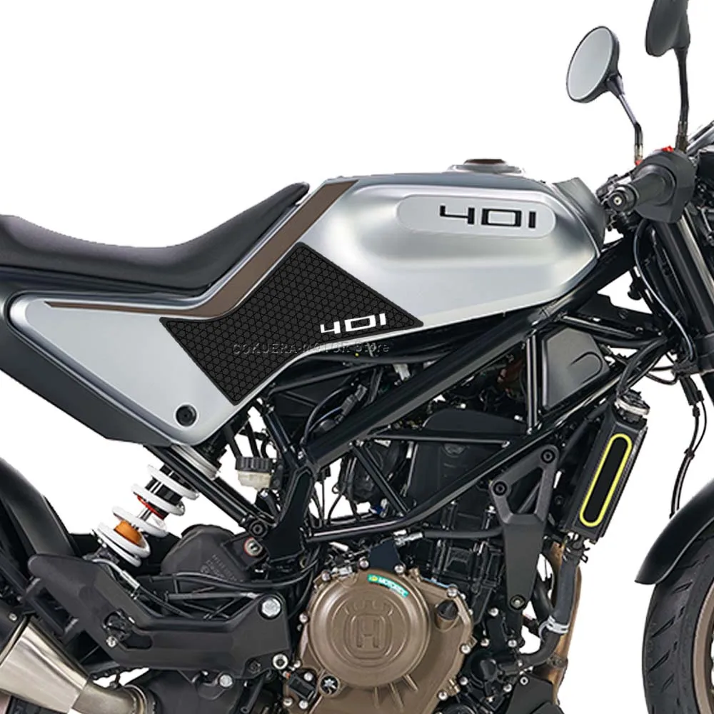 Non-Slip Side Fuel Tank Stickers Pad Rubber Sticker Motorcycle accessories For Husqvarna Svartpilen 401 2019- - Image 5