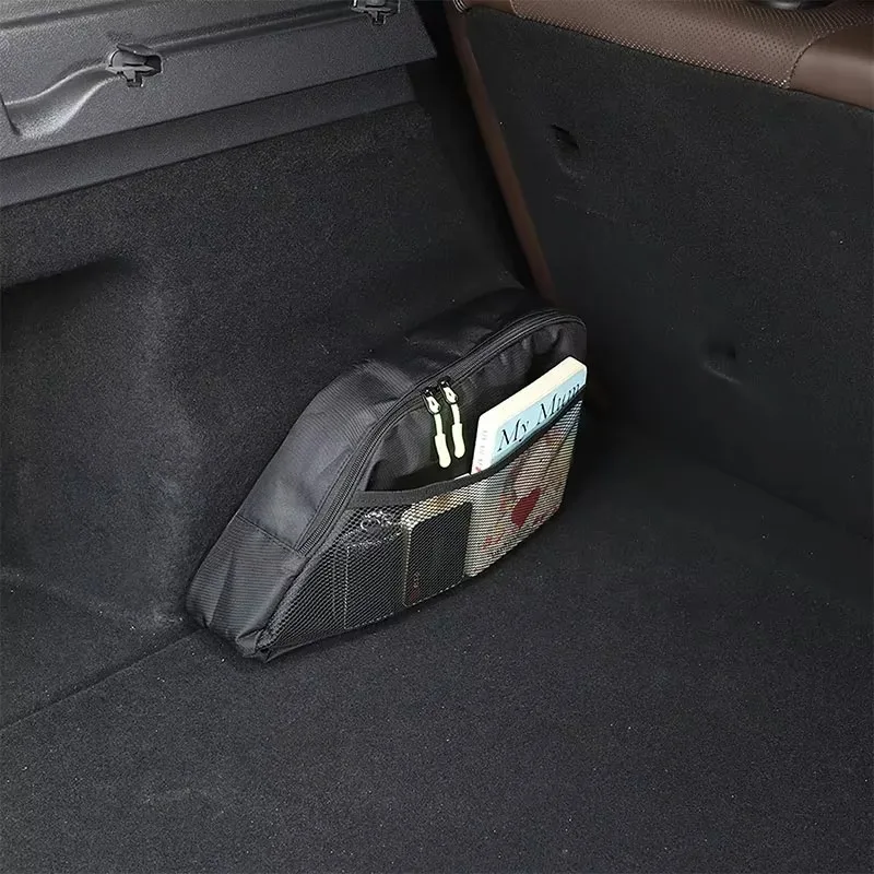 

For BMW X1 IX1 U11 2023-2024 Oxford Cloth Black Car Trunk Storage Bag Multifunctional Organizer Toolkit Interior Car Accessories