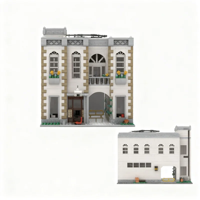 4011pcs MOC Modular Buildings Modular Hospital Model Building Blocks Christmas Gifts Toy Birthday 3D Assemble Idea Education