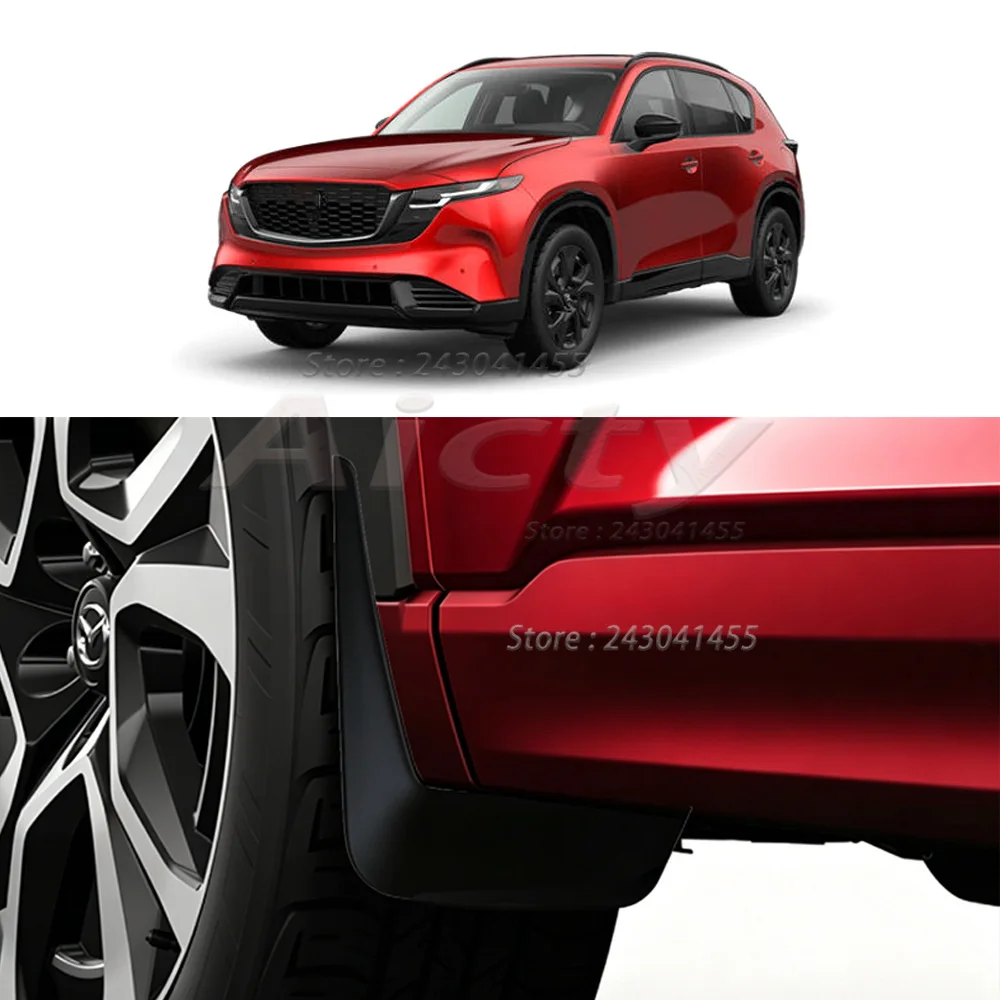 For Mazda CX-5 CX5 2026 2027 PP Front Rear Wheel Fender Splash Mud Guard Soft Mud Flaps Auto Mudguards Exterior Accessories