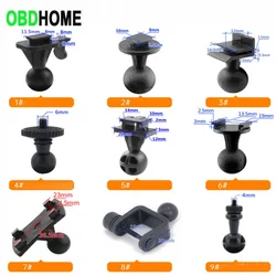 More Type 15mm Bracket Ball Head for Car Dashcam GPS DVR Holder Interface Replacement Video Recorder Camera Mount Accessories