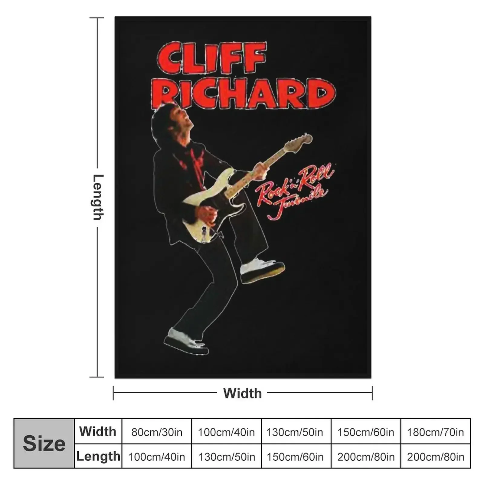 Cliff Richard Throw Blanket Personalized Gift For Decorative Sofa valentine gift ideas Blankets