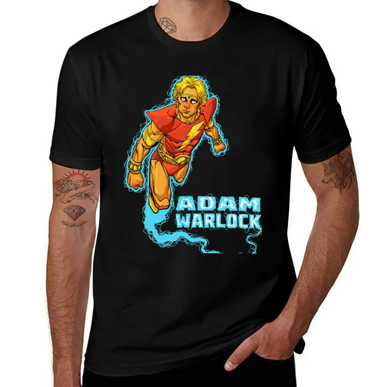Adam Warlock T-Shirt Art Pattern Printed Casual Top T-Shirt