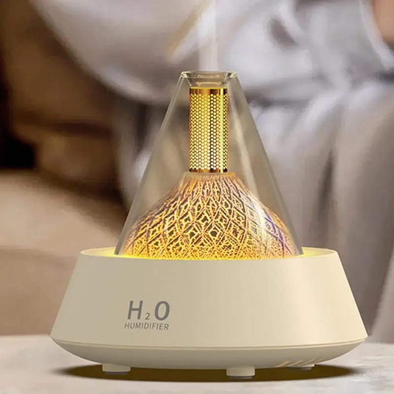 Aromatherapy Diffuser Humidifier Portable Mist Humidifier Tiny Adjustable Aromatherapy Humidifier With Changing Colors LED