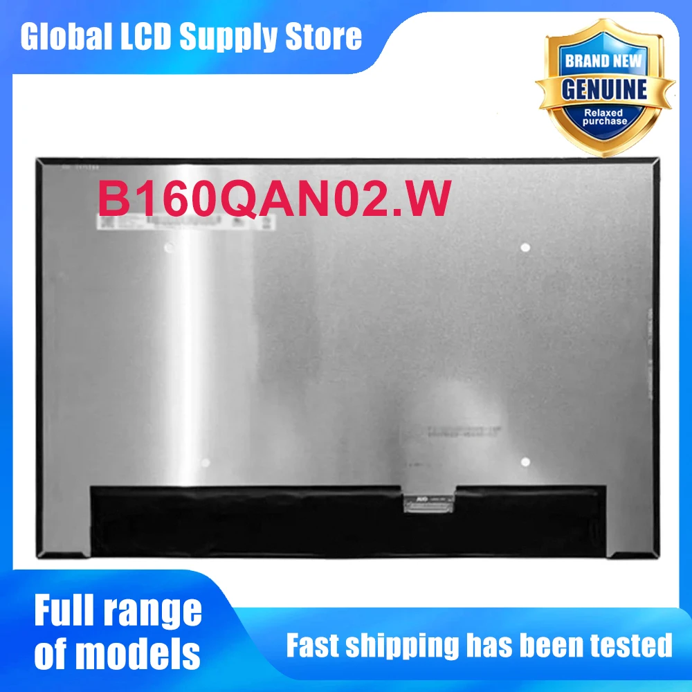 B160QAN02.W 16.0 inch Laptop Lcd Screen Wqxga 10 Ips Panel Version for Notebook Repair Replacement Assembly