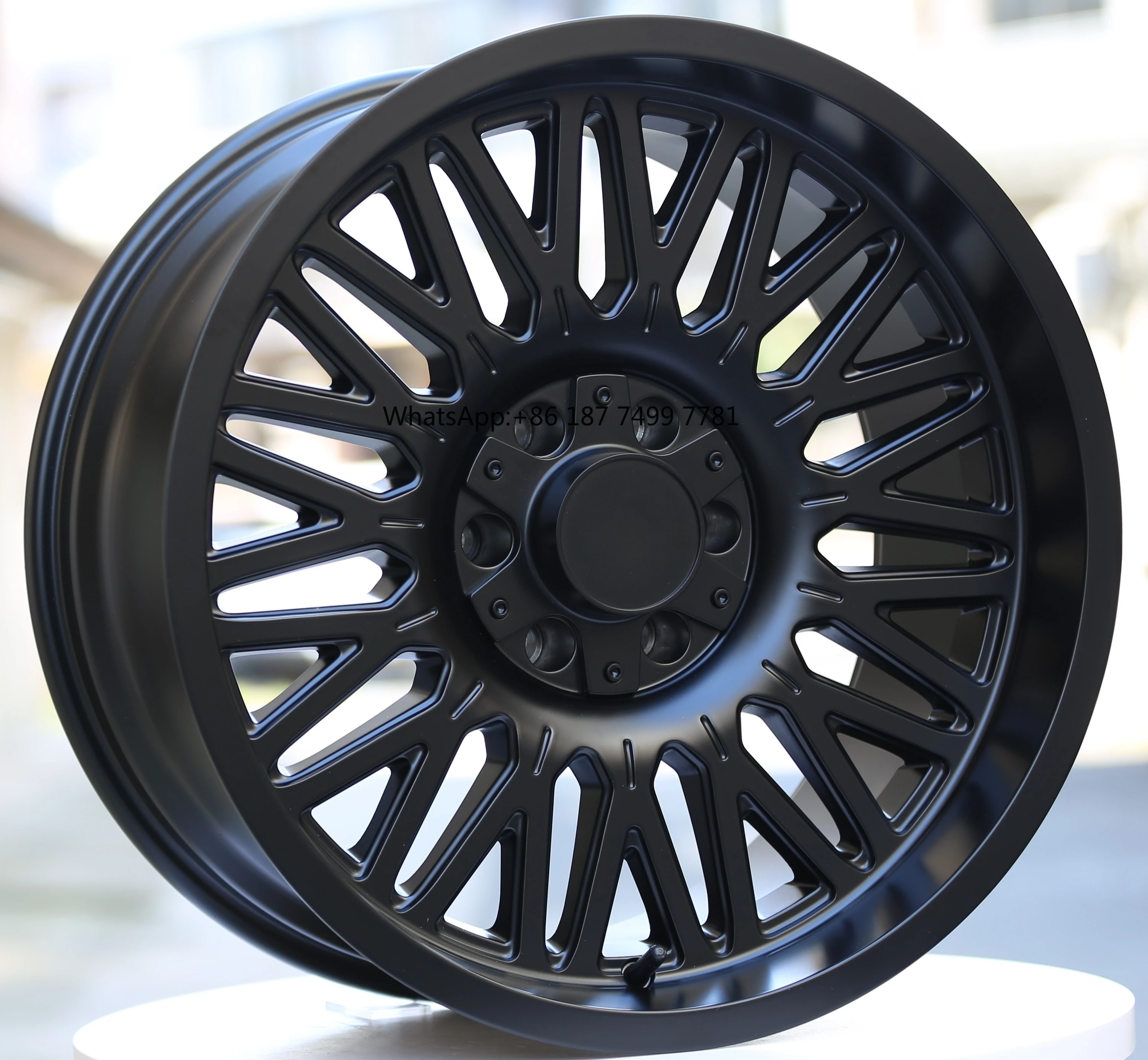 

20-22 Inch Black Wide Edge Alloy Wheels Bright Finish for Off-Road Jeep for .Hilux F150 .RAM1500 Pickup SUV Vehicles