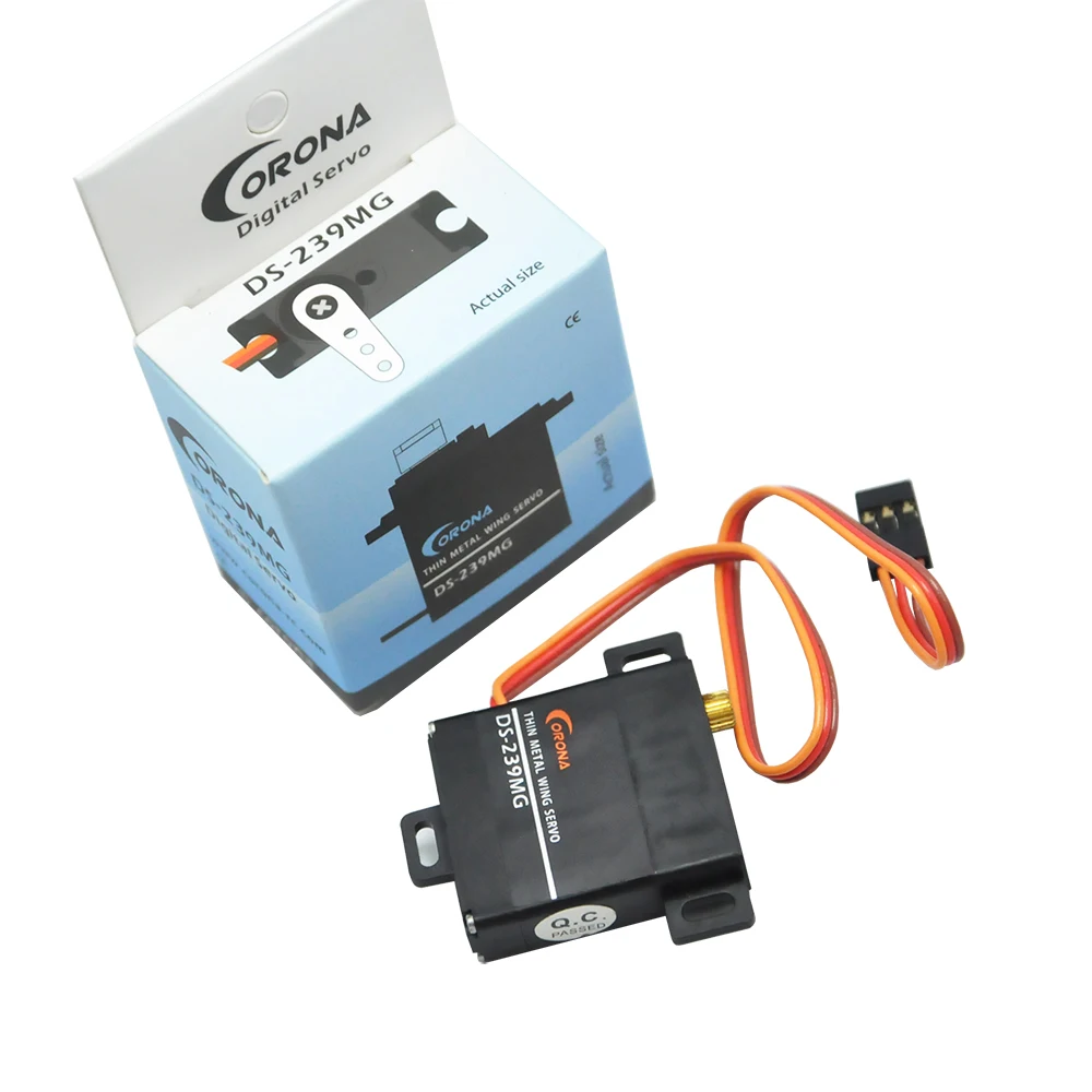 Corona DS239MG Metal Gear 22g / 4.6kg/0 .14 sec Digital Slim Wing Mini Servo