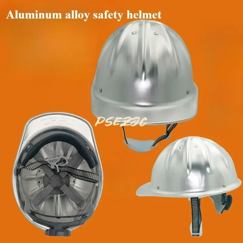 B-M Aluminum Alloy Anti Sweat Safety Helmet for Mining Protection High-end Metal  Hat