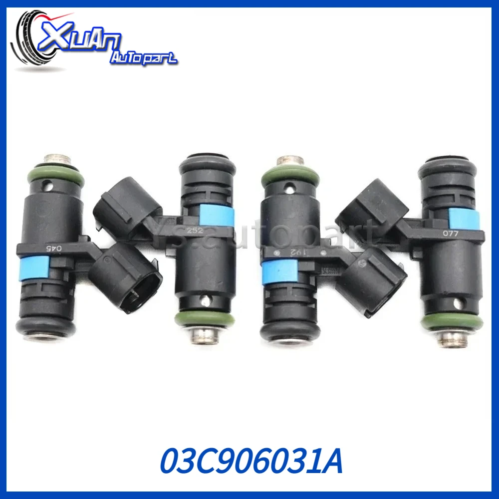 

03C906031A Fuel Injectors Nozzle 4pcs/lot Fit For Seat Altea Cordoba Ibiza Skoda Octavia For Volkswagen Golf Eos 2006-2021