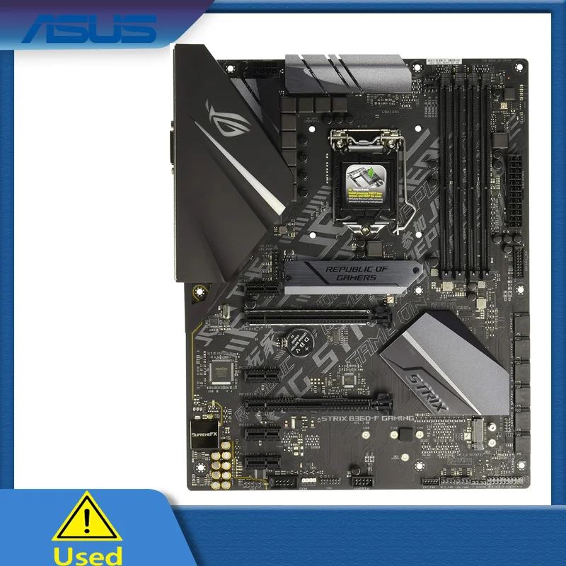 

Материнская плата ASUS ROG Strix B360-F Gaming LGA1151 DDR4 M.2 B360 ATX
