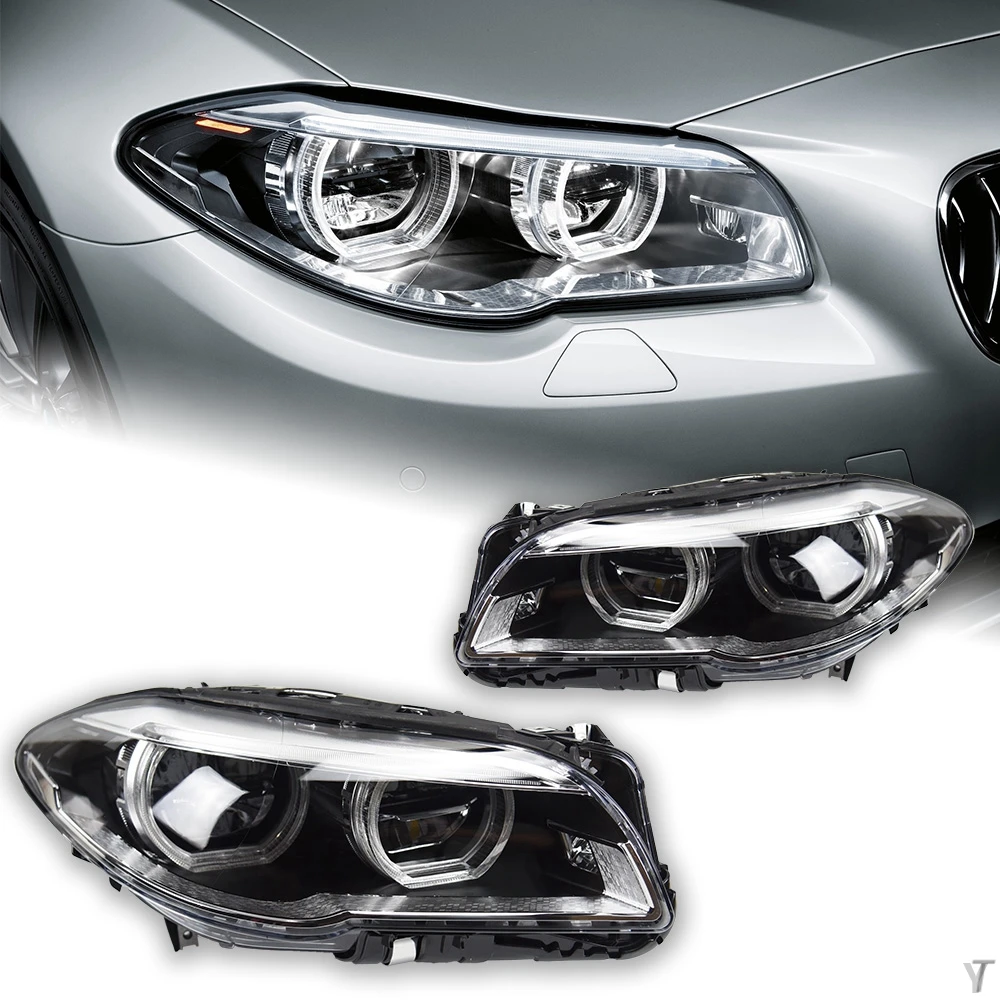 Car Front Head Lamp for BMW F10 F18 Headlight 2010-2016 520i 525i 530i 535i M5 LED Headlight DRL LED Beam Auto Accessories 2PCS