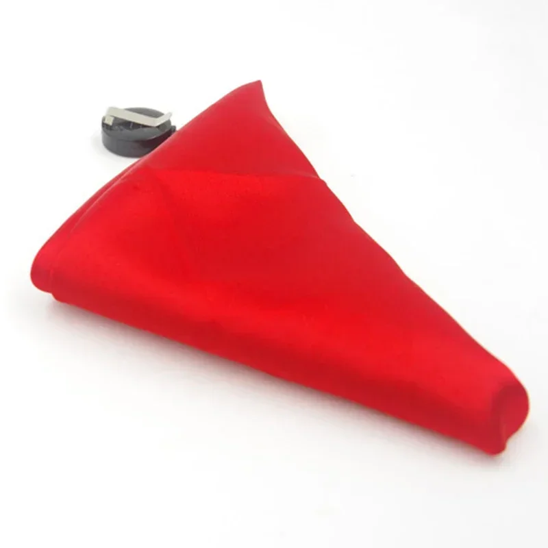 Trucos de magia de seda a través de bastón de 35x35cm, accesorios de calles mágicos profesionales, accesorios para trucos de ilusión