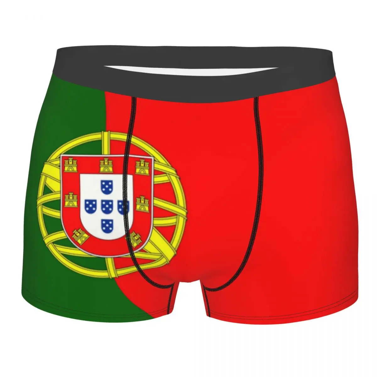 Custom Male Fashion Flag Of Portugal Underwear Portuguesa Patriotic Boxer Briefs Soft Shorts Panties Underpants