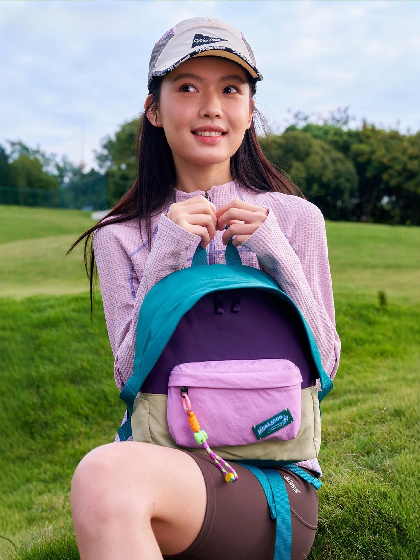 Lightweight Travel Backpack Women's Commuter  Bookbag Outdoor Casual Sweet Cool Style Nylon Material Zipper Closure