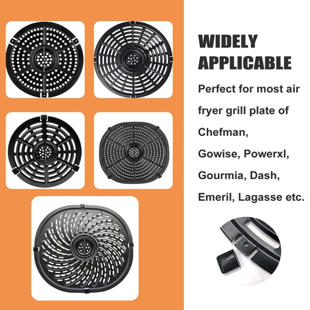 YCOC-16Pcs أجزاء مصدات مطاطية لـ Airfryer شواء عموم قطع Airfryer أغطية حماية غير قابلة للخدش المطبخ الطبخ