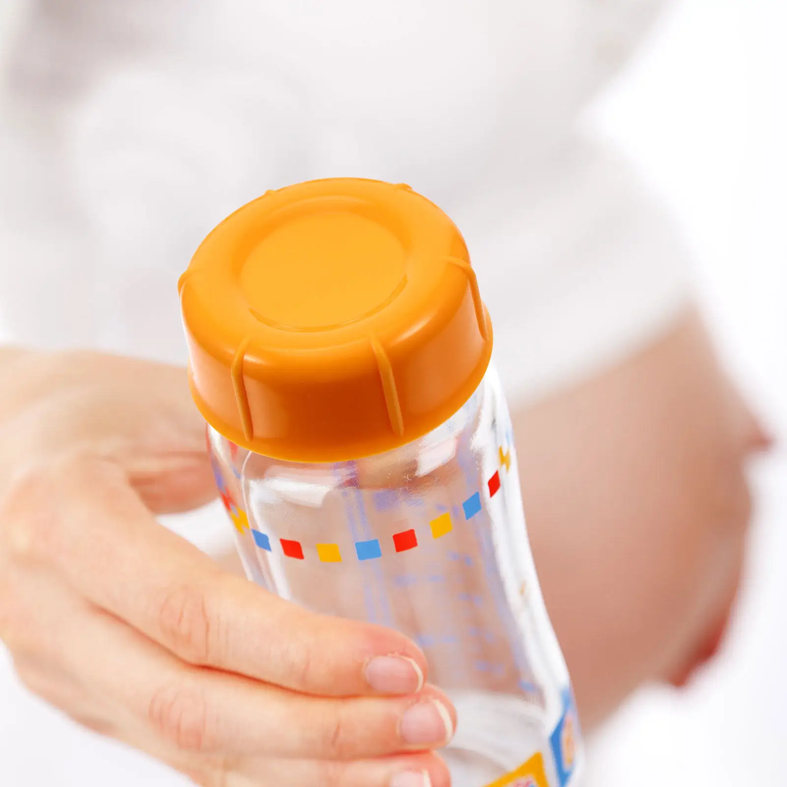 

10Pcs Sealing Baby Bottle Caps Heat Resistant Wide Neck Milk Bottle Lids Fresh Keeping Travel Breast Milk Storage Replacement