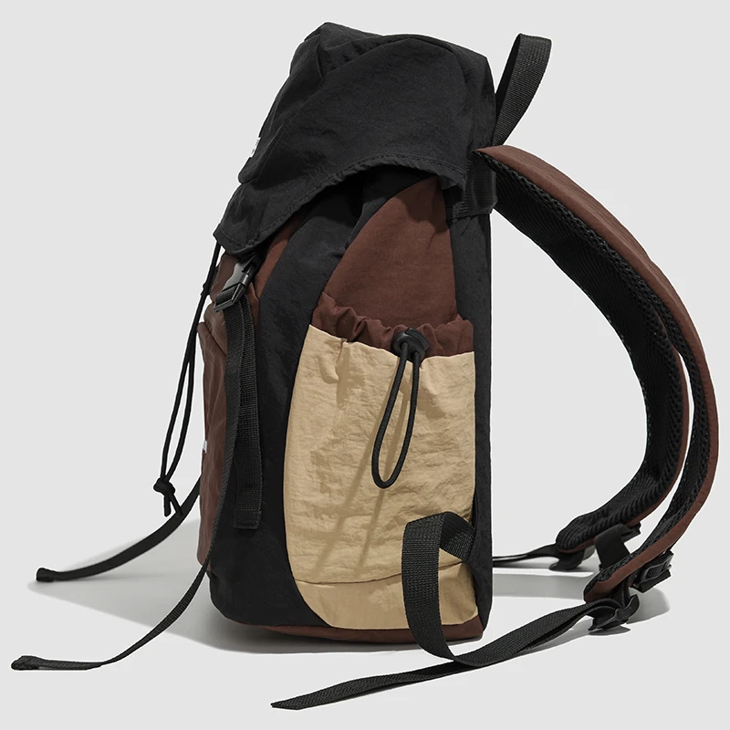 حقيبة ظهر مضادة للماء للمشي لمسافات طويلة في الكلية - حقيبة رحلات خفيفة الوزن مع أشرطة كتف مزدوجة للرياضات الخارجية واستخدام الحرم الجامعي