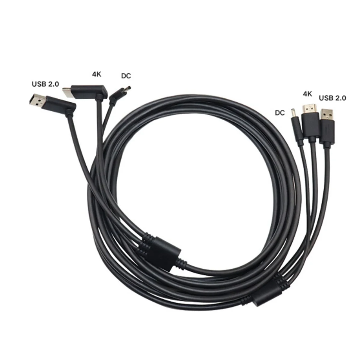 For 3-In-1 Accessories Replacement Cable -Compitable 5M, USB, Power VR Games