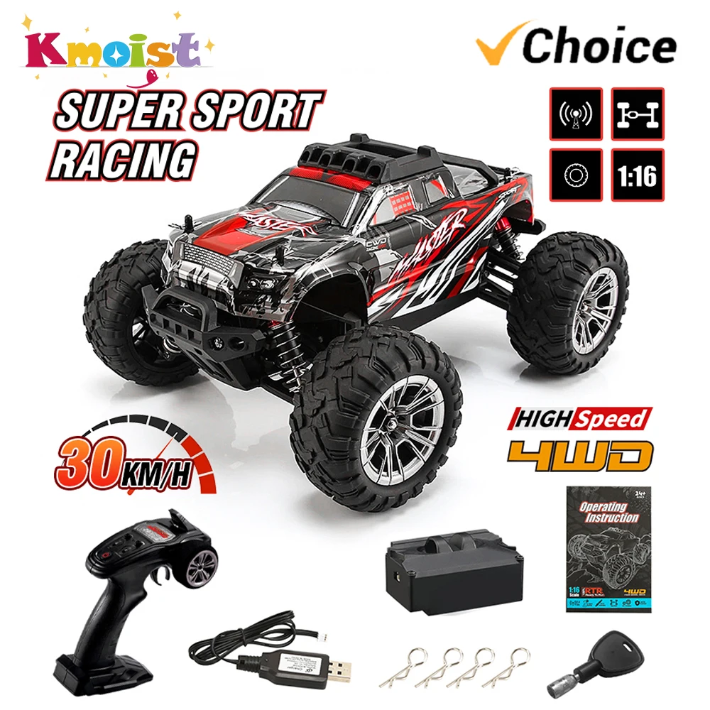 

RC Car High-speed Car 1/16 Full-scale KF11 Remote Control Car 4WD Off-road Climbing Racing Vehicls Toys for Boys Kids Xmas Gifts