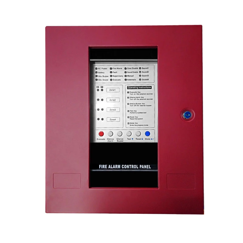 

Conventional Fire Alarm Control Panel 4 zones