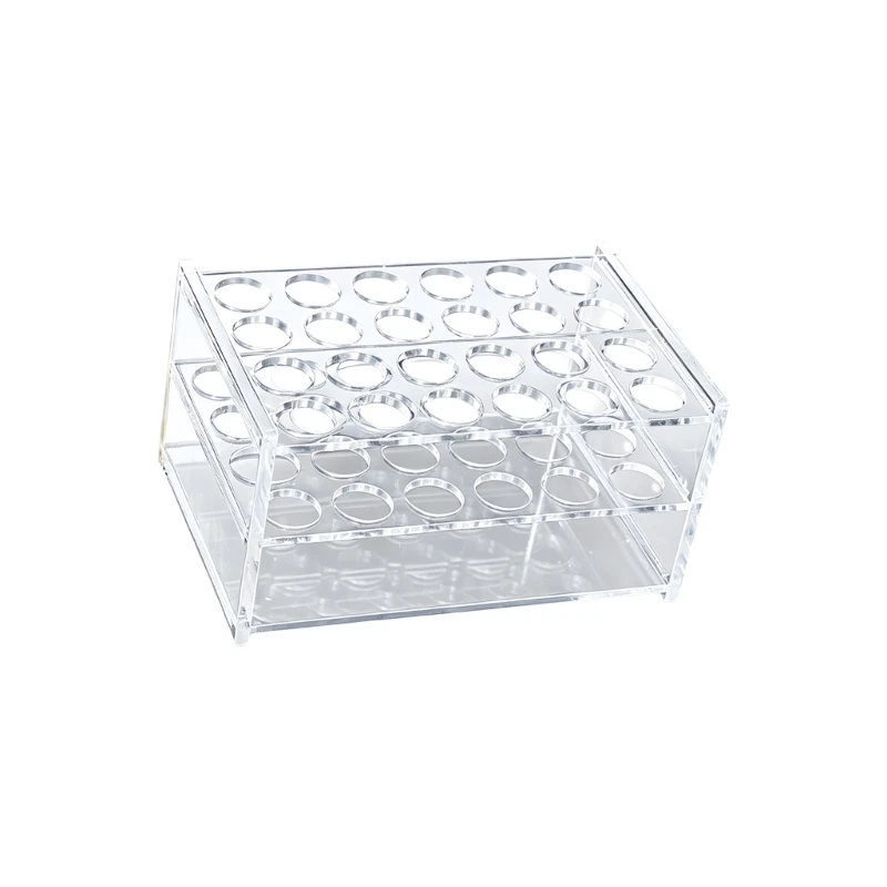 Clear Lab Tube Holder Bracket Test Tube Holder Tube Stand Desktop Test Tube Rack Test Tube Stand Test Tube Display Stand