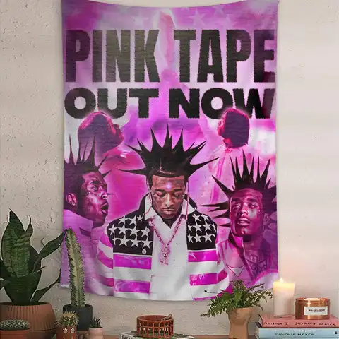 Rapper Lil Uzi Vert Music Album Printed Large Wall Tapestry Art Science Fiction Room Home Decor Decor Blanket