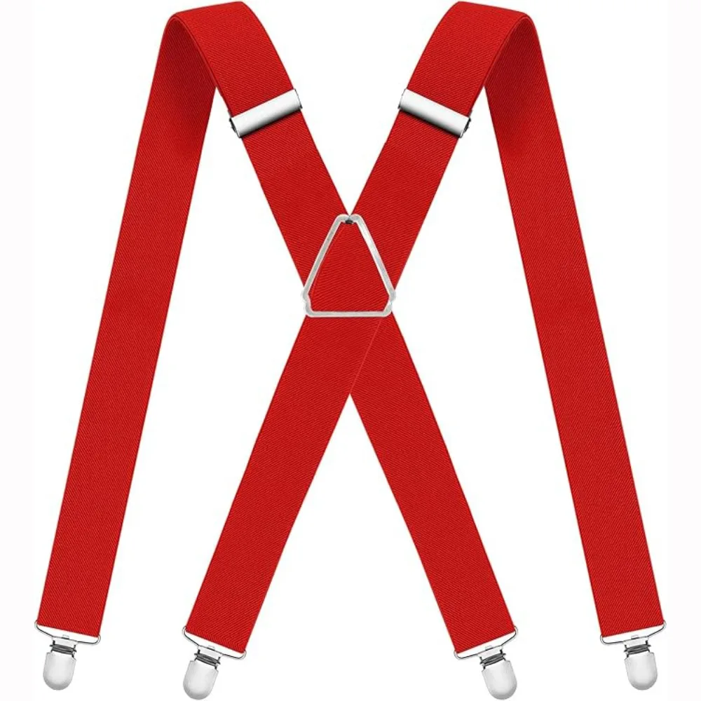 Men's Adjustable Elastic Clip-On Suspenders