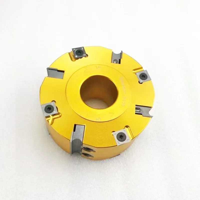 100Mm 125mm Mold Spare Joining Disc with Variable Carbide Planer Inserts Milling Spiral Disc