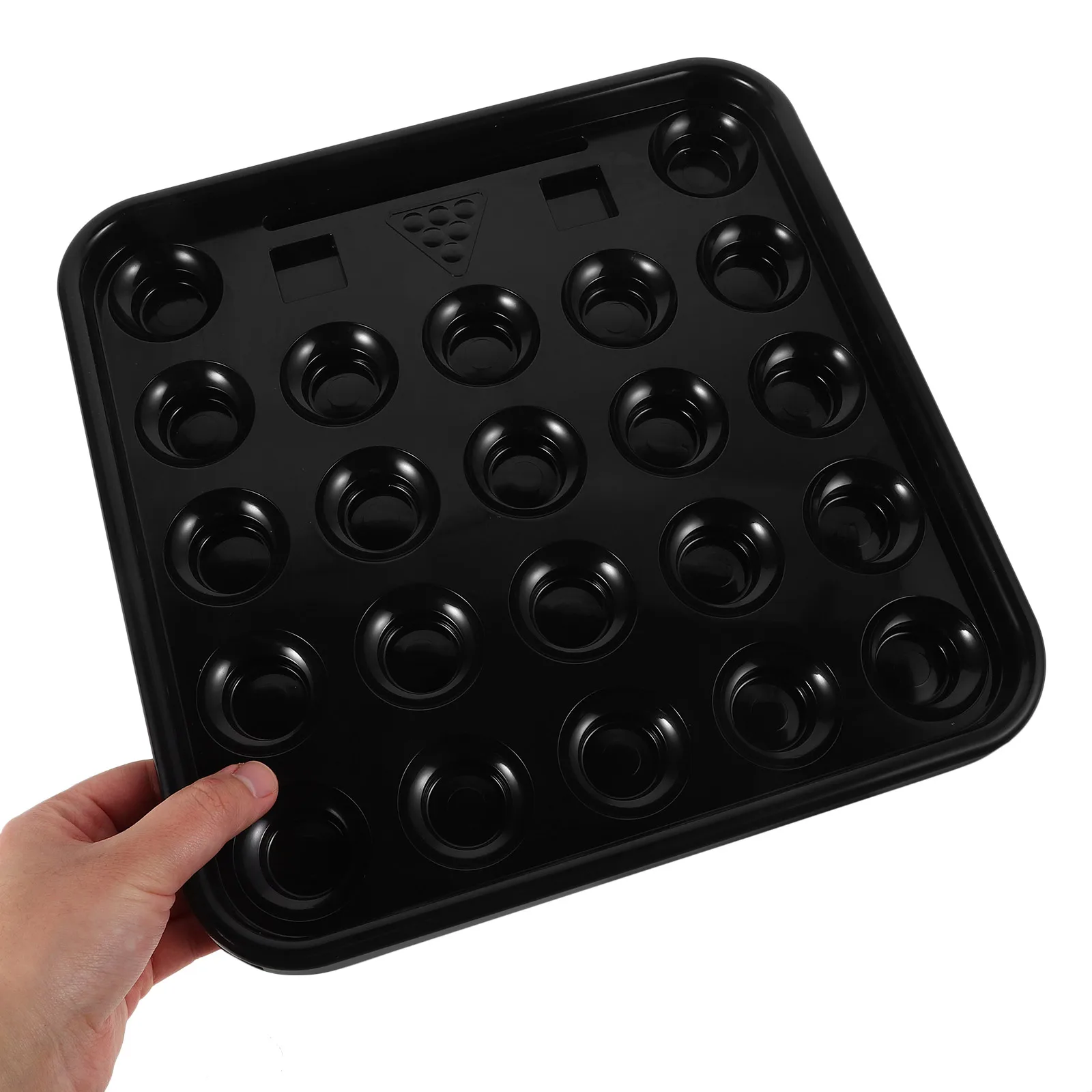 

Plastic Pool Ball Tray Snooker Storage Display Billiard Holder Accessories Game Room Organizer Elegant Lightweight Portable