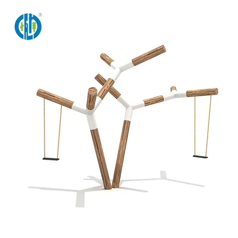 New Arrivals Twig Style Kids Play Sets Playground Swing Chair Outdoor Swing